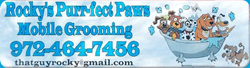 mobile dog grooming footer signage